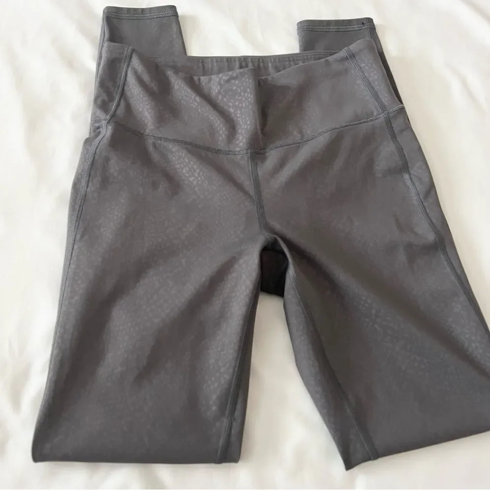 Athleta leggings purple print full length women’s size S - Picture 3 of 7